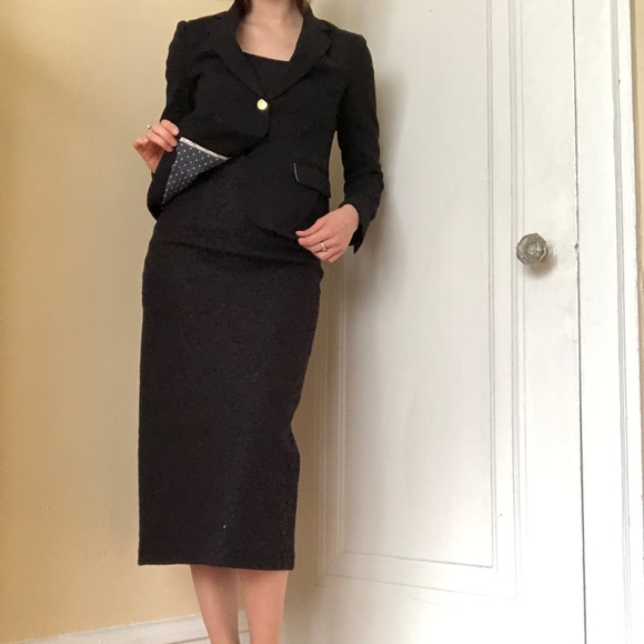 Cartonnier black blazer with gold button detailing - Picture 2 of 7